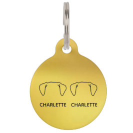 Round-Pet-Tag Haustiermarke
