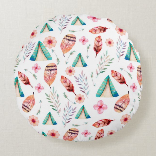 Round Pillow design  Rundes Kissen (Vorderseite)
