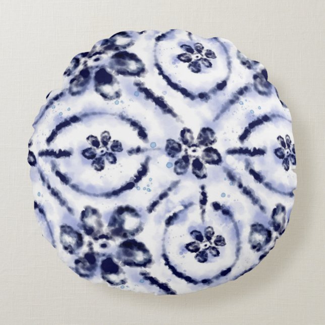 Round Pillow Design  Rundes Kissen (Vorderseite)