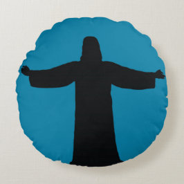 Round Pillow jesus christ Rundes Kissen
