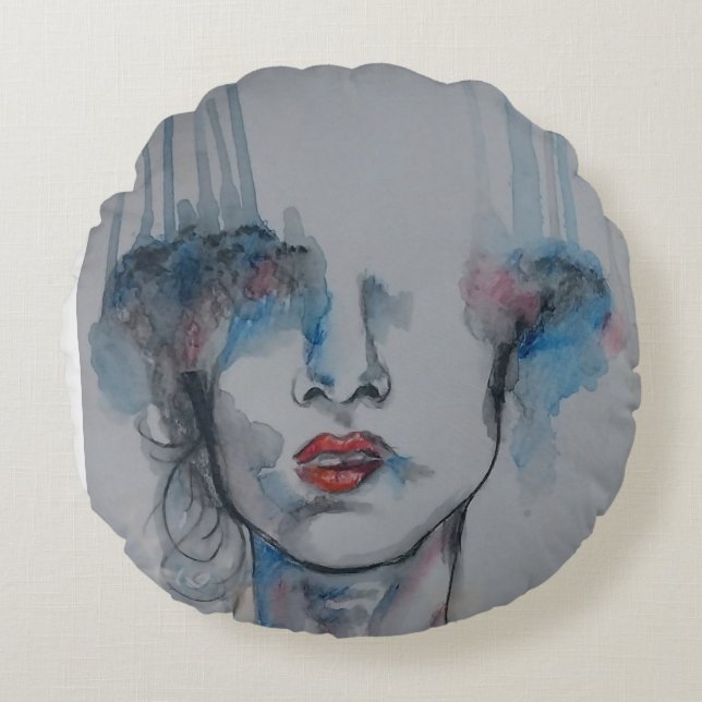 Round Pillow Rundes Kissen (Vorderseite)