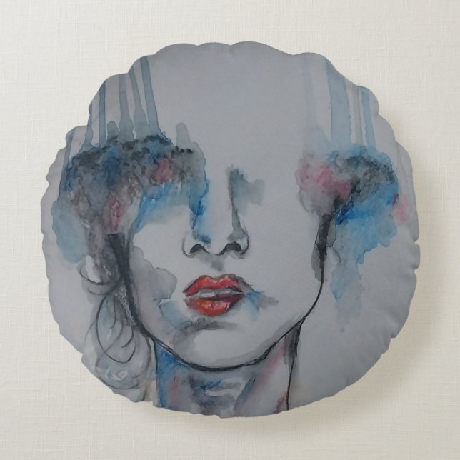 Round Pillow Rundes Kissen (Vorderseite)