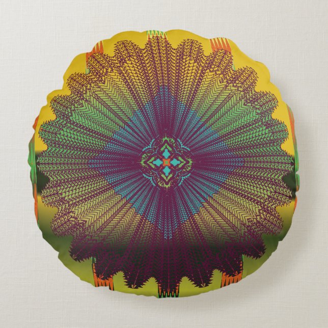 Round Pillow Rundes Kissen (Vorderseite)