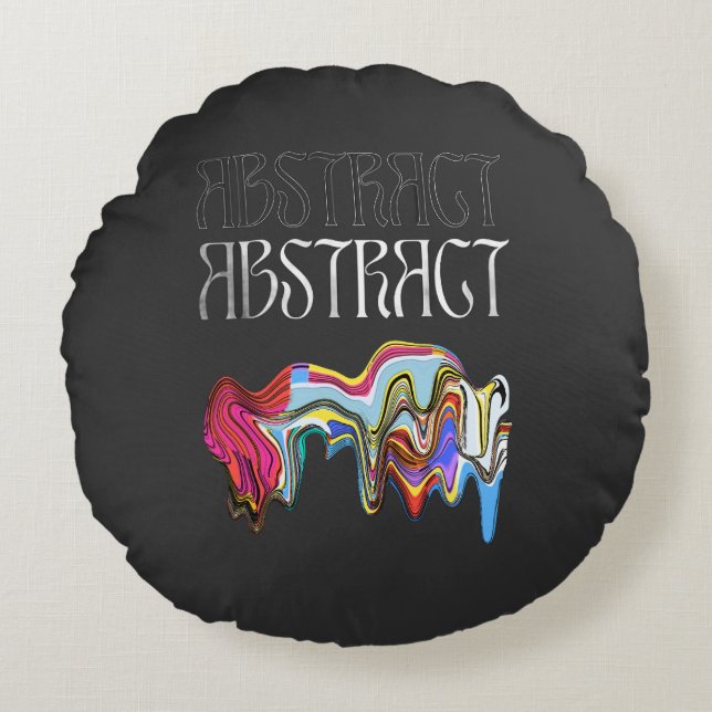 Round Pillow Rundes Kissen (Vorderseite)