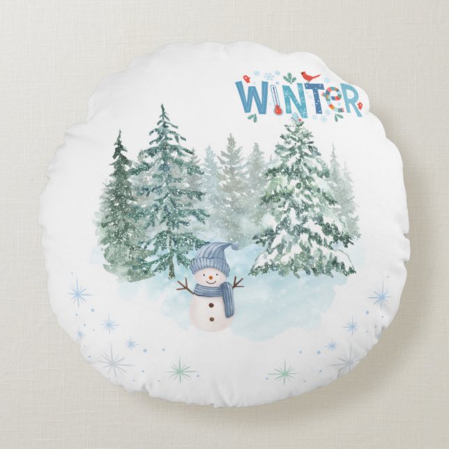 Round Pillow Rundes Kissen (Vorderseite)