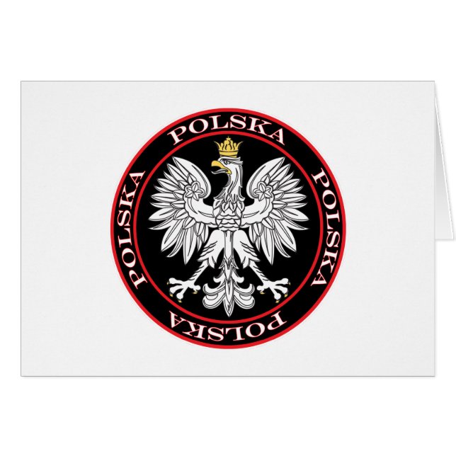 Round Polska Eagle (Vorderseite (Horizontal))
