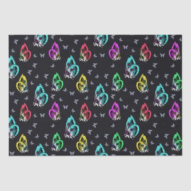 Round Pouf Seidenpapier (Vorderseite)