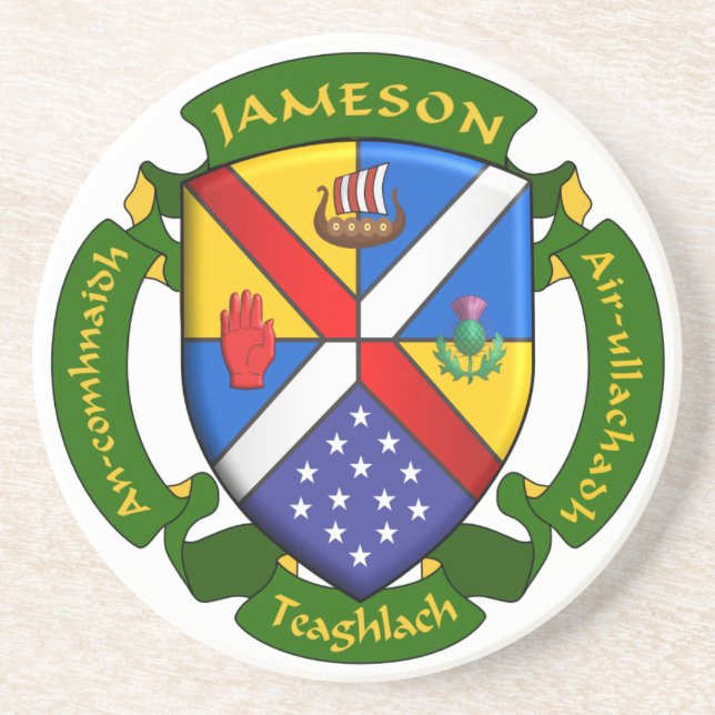 Round Sandstone Untersetzer (Vorne)