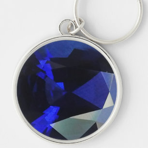 Round Sapphire Schlüsselanhänger
