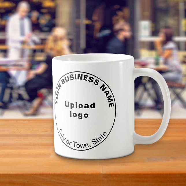 Round Shape Business Brand on Tasse (Round business brand on mug)
