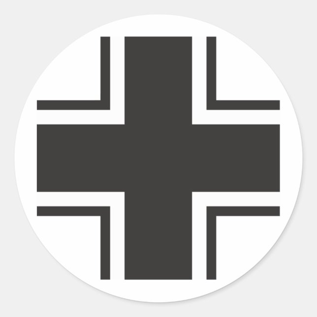 Round Stickers - Luftwaffe Zweiter Weltkrieg (Vorderseite)