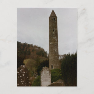 Round Tower, Glendalough, Grafschaft Wicklow, Irla Postkarte