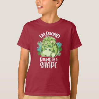Round Triceratops T-Shirt