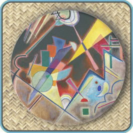 ROUND UNTERSETZER - "Tiefes Braun" - Kandinsky
