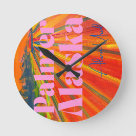 Round Wall Clock Runde Wanduhr
