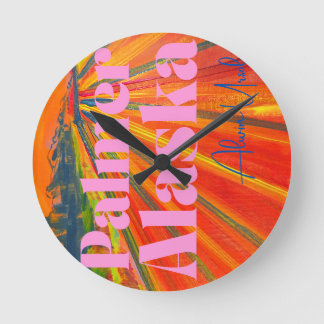 Round Wall Clock Runde Wanduhr