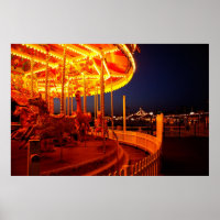 Roundabout auf Brighton Pier