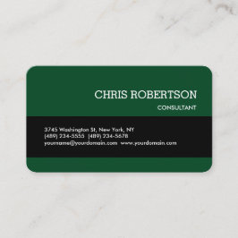 Roundecenter Black Forest Green Business Card Visitenkarte