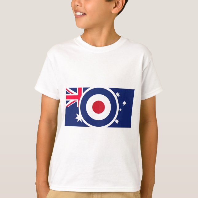 Roundel Australia Target Scooter Style T-Shirt (Vorderseite)