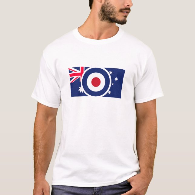 Roundel Australia Target Scooter Style T-Shirt (Vorderseite)
