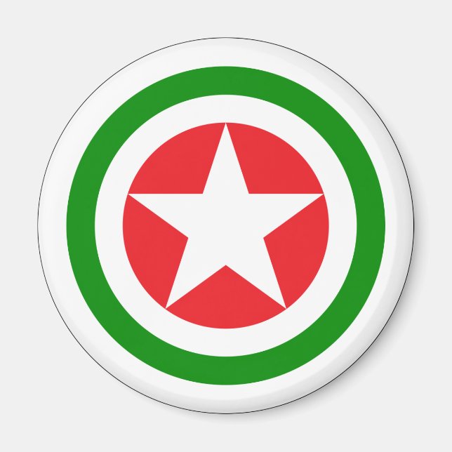 Roundel der abchasischen Luftwaffe Magnet (Vorne)