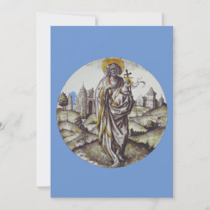 Roundel mit Saint John The Baptist Einladung