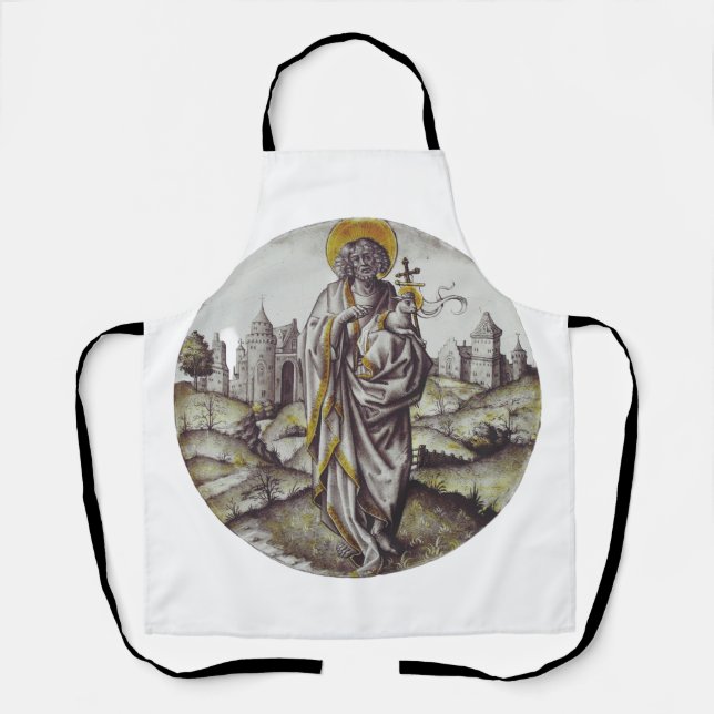 Roundel mit Saint John The Baptist Schürze (Vorderseite)