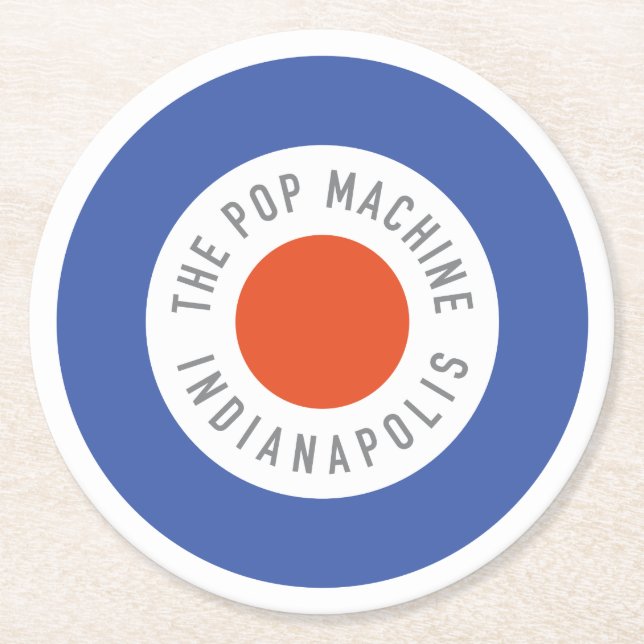 Roundel Party Untersetzer (Vorderseite)