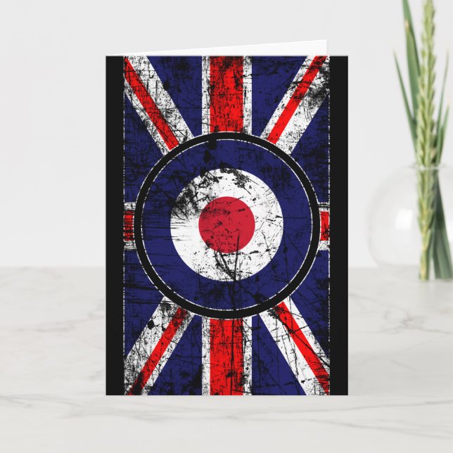 Roundel Target Mod UK Ziel Union Jack Karte (Vorderseite)