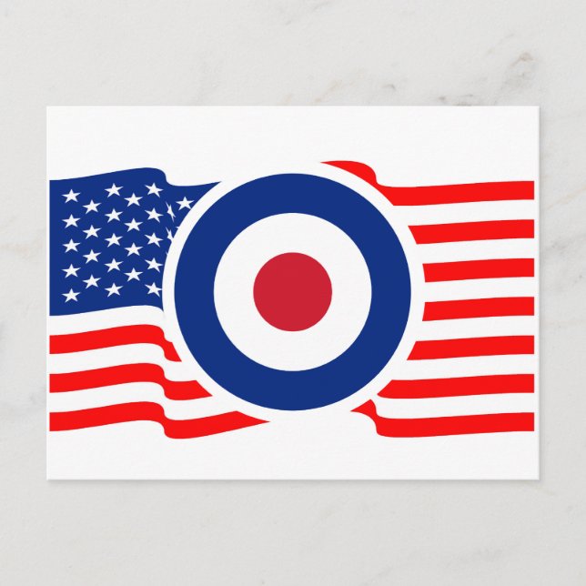 Roundel USA Target Graphic Postkarte (Vorderseite)