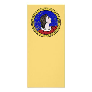 Roundel von St Viator von Lyon, Katechist (LD 01) Werbekarte