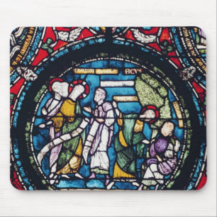 Roundel, welches die Parabel des Feigenbaums Mousepad