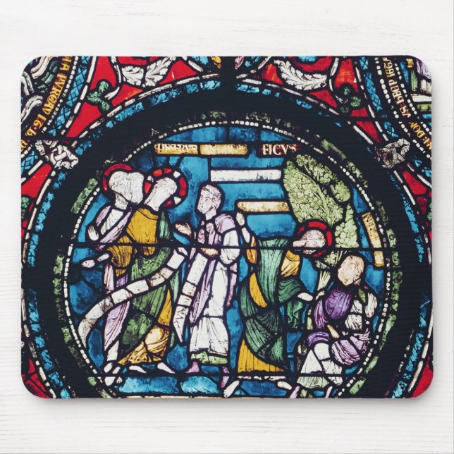 Roundel, welches die Parabel des Feigenbaums Mousepad (Vorne)