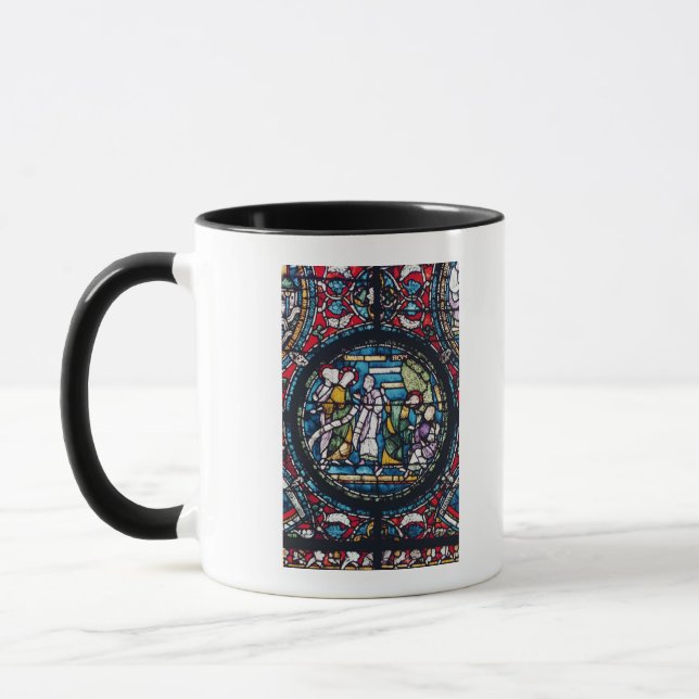 Roundel, welches die Parabel des Feigenbaums Tasse (Links)