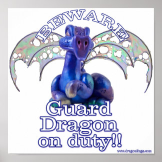 Rourke : Guard Dragon On Duty Poster
