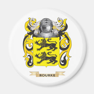 Rourke Wappen (Familienwappen) Magnet