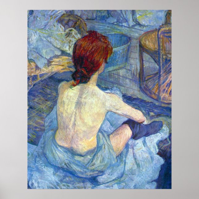 Rousse - Toilet by Toulouse-Lautrec Poster (Vorne)