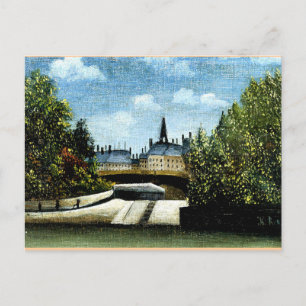 Rousseau - Die Ile de la Cite, schöne Kunst Postkarte