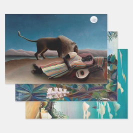 Rousseau Geschenkpapier Set