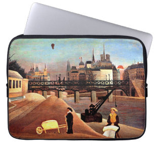 Rousseau - Ile Saint Louis und Notre Dame Laptopschutzhülle
