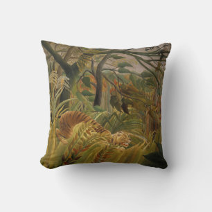Rousseau Jungle Tropical Tiger Art Kissen