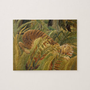Rousseau Jungle Tropical Tiger Art Puzzle