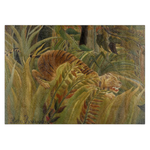 Rousseau Jungle Tropical Tiger Art Schneidebrett