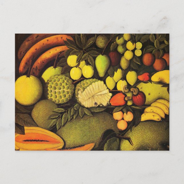 Rousseau - Stillleben mit exotischem Obst, Kunst Postkarte (Vorderseite)