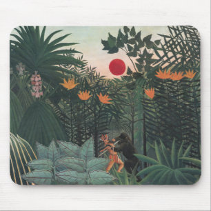 Rousseau - Tropische Landschaft, Indianer und Gori Mousepad
