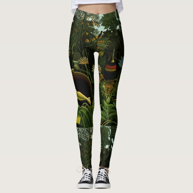 Rousseaus Leggings "Der Traum" (Vorderseite)