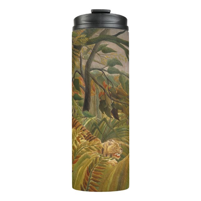 Rousseaus Tiger Art Tumbler Thermosbecher (Vorderseite)