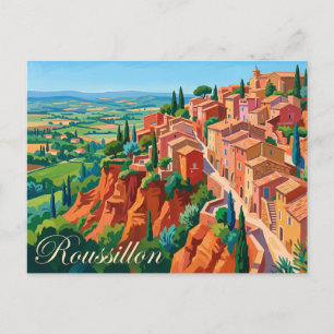 Roussillon Frankreich Postkarte