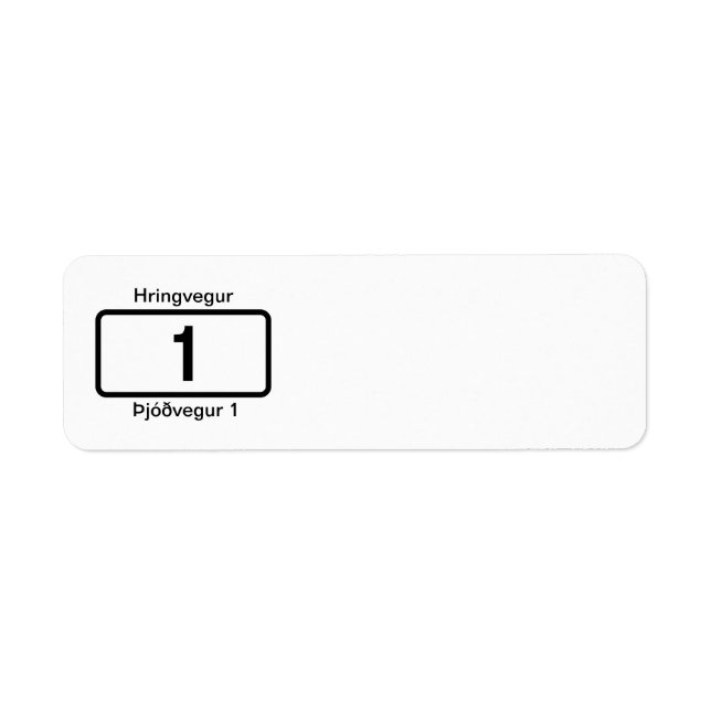 Route 1 (Þjóðvegur 1) Ringstraße (Hringvegur) (Vorne)