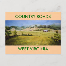 Route 55, Landschaftliche Highway Postcard Postkarte